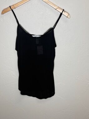 Diane Von Furstenberg Black Spaghetti Strap Camisole